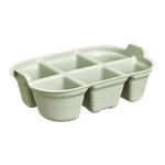 green basics plateau de semis 22cm vert pierre